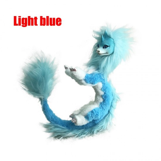 50cm/19.69in, Animal Dragon Plush Doll,  Blue Dragon Kids Toy Animal Doll,  For Children's Birthday Gifts Halloween Christmas Decoration Dolls,