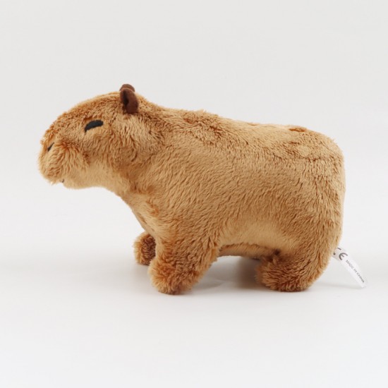 7inches Simulation Animal Capybara Plush Toys Cute Capybara Plush Dolls Stuffed Soft Animals Children Toy Kids Peluche Gift