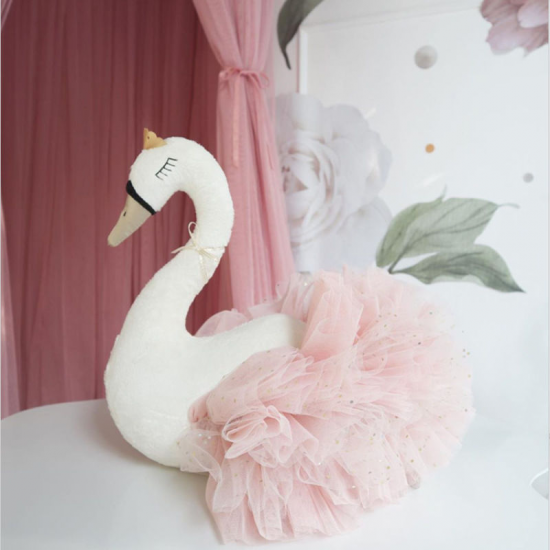 Children's Hot Selling Creative Simulation Swan Doll, Children's Companion Doll Toy, Great Gifts For Boys Girls