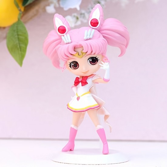 16cm Sailor Moon Doll Hand-made Solid PVC Moon Princess Water Ice Moon Moon Hare Small Rabbit Creative Gift