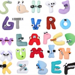 Alphabet Lore Plush Toy, 26pcs A-Z Cute Funny Stuffed Figure Doll For Kids And Adults, Birthday Choice For Fans Gifts